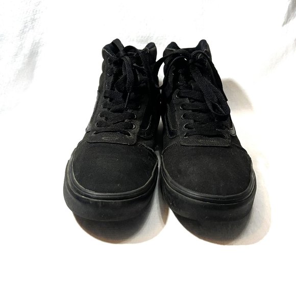 VANS - Men's Black Canvas High-Top VANS Sneakers - 11.5 - Picture 1 of 4